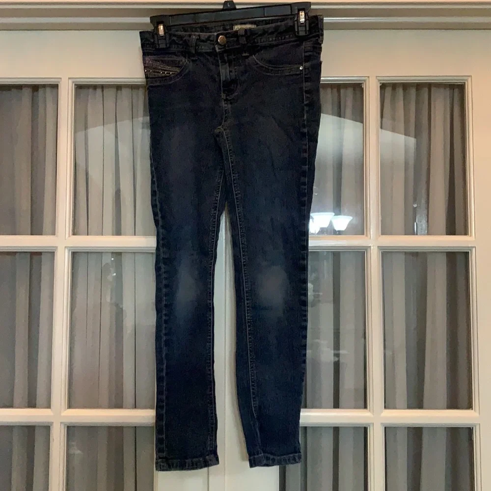 Cherokee blue medium wash denim straight jeans Size 10